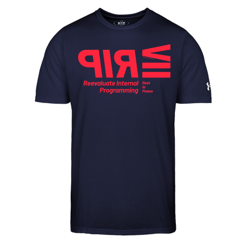 RIP Red Acro Under Armor Tee - navy