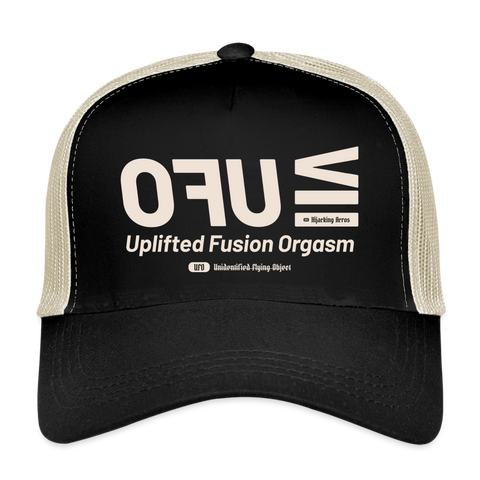 UFO Beige Acro Baseball Hat - black/oyster