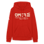 FOMO Beige Acro Adidas Hoodie - red