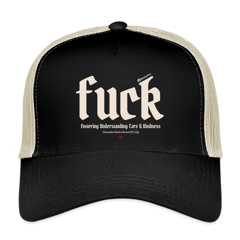 FUCK Beige Acro Vintage Hat - black/oyster