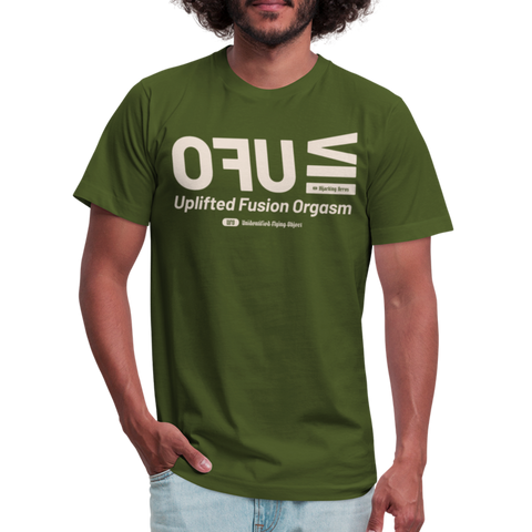 UFO Beige Acro B&C Tee - olive