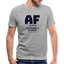 AF V Neck - heather gray