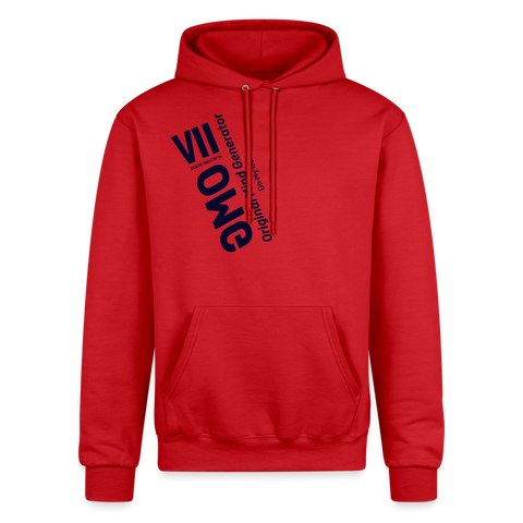 Blue Acro Champion Hoodie - Scarlet