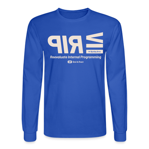 RIP Beige Acro Long Sleeve - royal blue