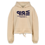 RIP Blue Acro Cropped Hoodie - nude