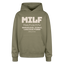 MILF Oversized Hoodie - olive