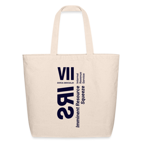 IRS Blue Acros Tote - natural