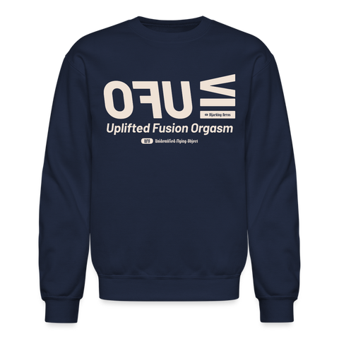 UFO Beige Acro Gildan Sweat - navy