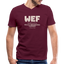 WEF V Neck - maroon