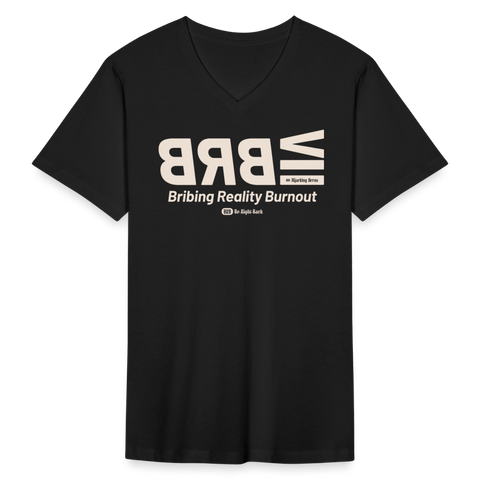 BRB Red Acro B&C V Neck - black