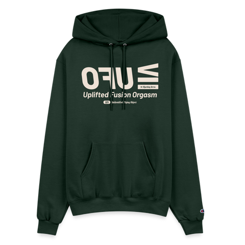 UFO Beige Acro Champion Sweat - Dark Green