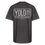 YOLO Heavy Tee - charcoal grey