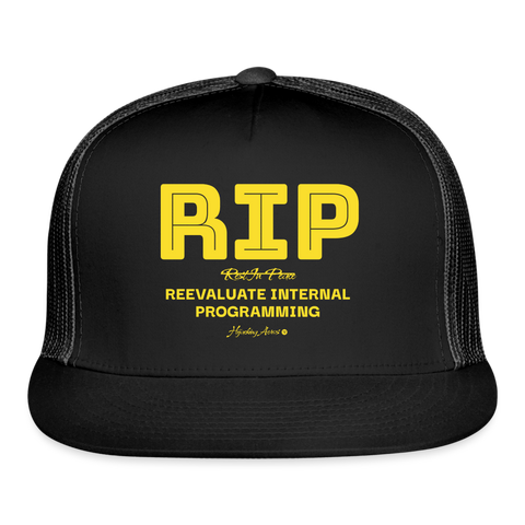 RIP Trucker Hat - black/black