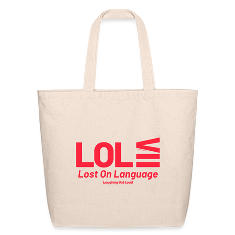 LOL Red Acro Tote - natural