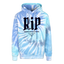 RIP Tie Dye Hoodie - blue lagoon