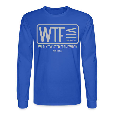 WTF Long Sleeve - royal blue