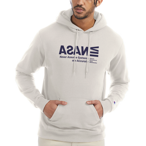 NASA Blue Acro Champion Hoodie - Sand