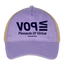 POV Blue Acro Hat - washed purple/beige