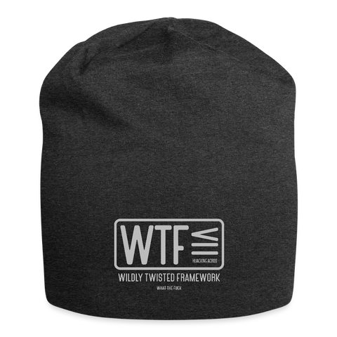 WTF Beanie - charcoal grey