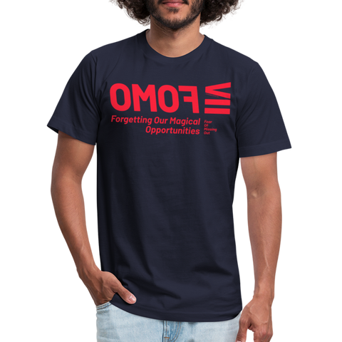 FOMO Red Acro B&C Tee - navy