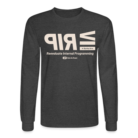 RIP Beige Acro Long Sleeve - heather black