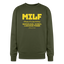 MILF Oversized Sweatshirt - olive green