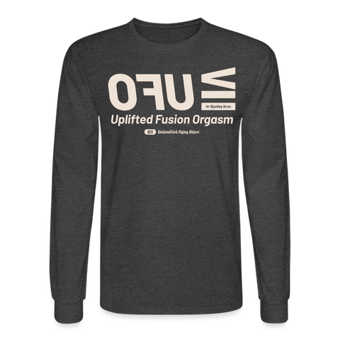 UFO Beige Acro Long Sleeve - heather black