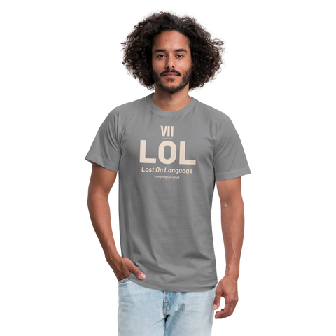 LOL Beige Acro Tshirt - slate