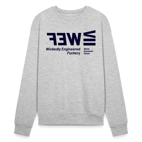 WEF Blue Acro Gildan Sweat - heather gray