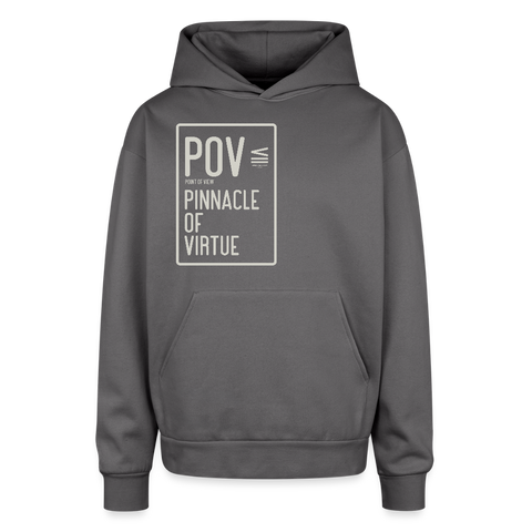 POV Oversized Hoodie - graphite gray