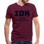 IDK V Neck - maroon