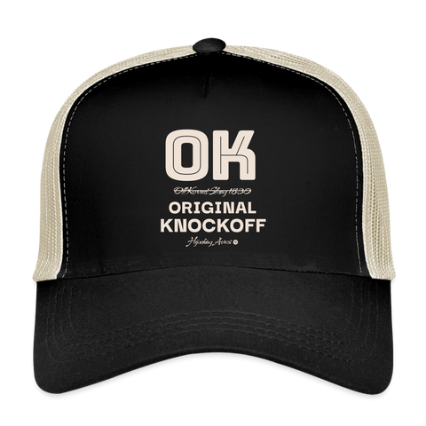 OK Vintage Trucker Hat - black/oyster