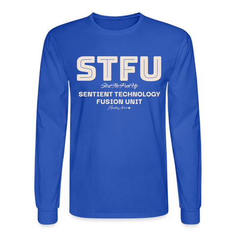 STFU Long Sleeve - royal blue