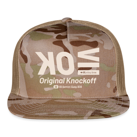 OK Beige Acro Trucker Hat - MultiCam\tan