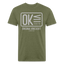 OK Tee - heather military green