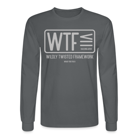 WTF Long Sleeve - charcoal
