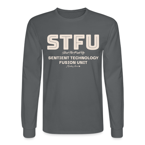 STFU Long Sleeve - charcoal