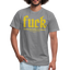 FUCK Yellow Acro B&C Tee - slate