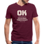 OK V Neck - maroon