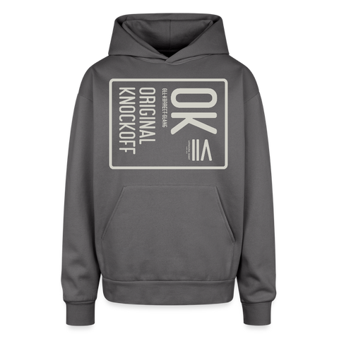 OK Oversized Hoodie - graphite gray
