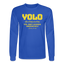 YOLO Long Sleeve - royal blue