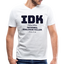 IDK V Neck - white