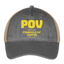 POV Hat - washed black/beige