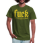 FUCK Yellow Acro B&C Tee - olive