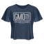 GMO Heavy Tee (W) - heather navy