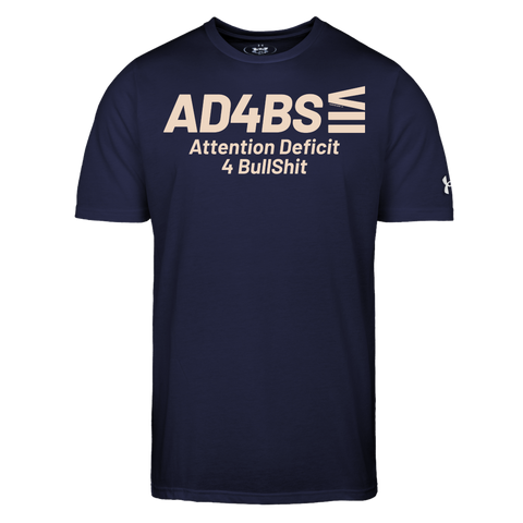 AD4BS Beige Acro Under Armor Tee - navy