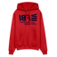 FBI Blue Acros Champion Hoodie - Scarlet