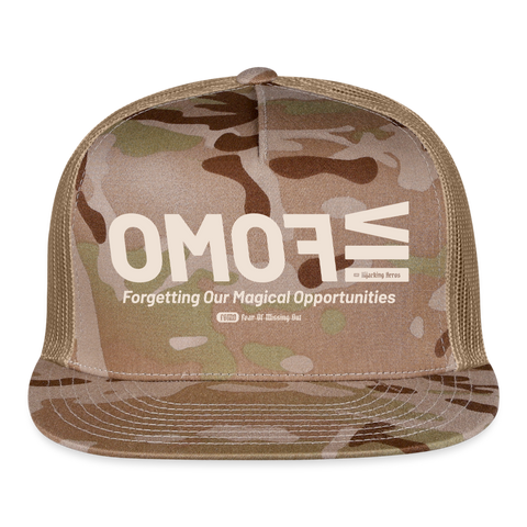 FOMO Beige Acro Trucker Hat - MultiCam\tan