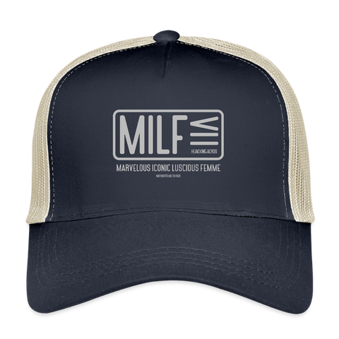 MILF Vintage Hat - pacific/oyster