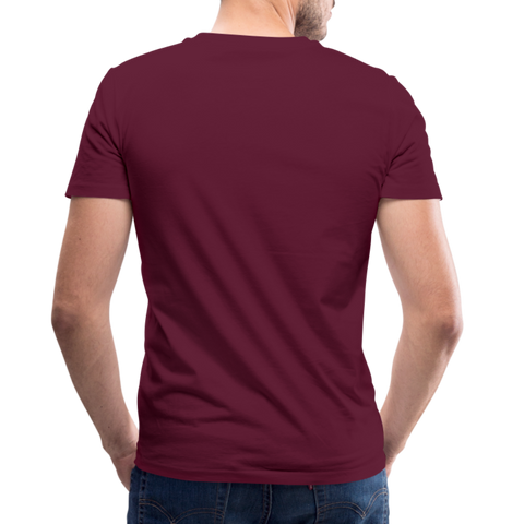 FUCK Beige Acro B&C V Neck - maroon